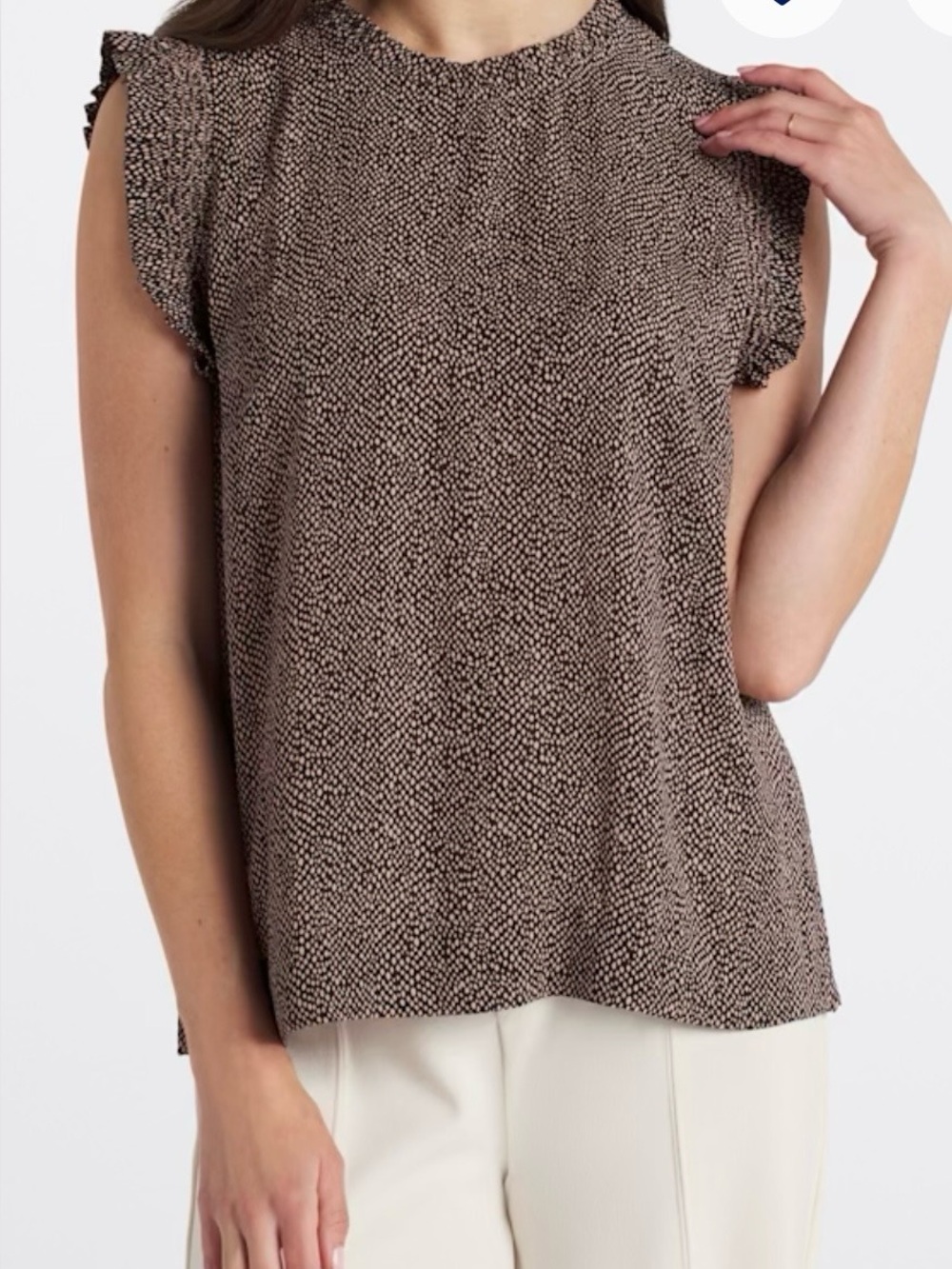 Flutter Sleeve Women’s Blouse